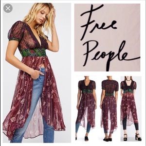 Free People Daisy Fields top